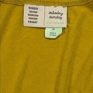 Saturday Sunday Women's Mustard Blouse